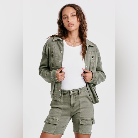 DEAR JOHN DENIM | Jacket | Sz S. Dear John Utility Olive Hunter Green Jacket - Picture 4 of 16